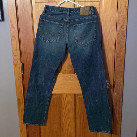 NWOT Mens American Eagle/distressed relaxed straight jeans /size 29/32 - Picture 4 of 8